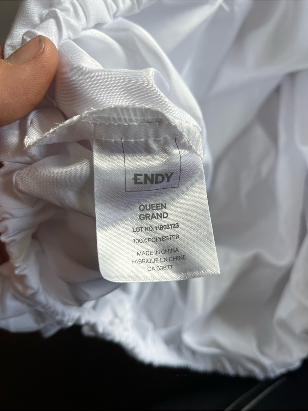 Endy Queen sheet set - Picture 3 of 4